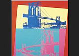 Andy Warhol Brooklyn Bridge 1983 painting